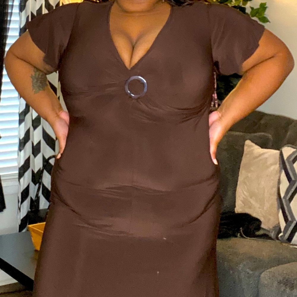 Brown dress